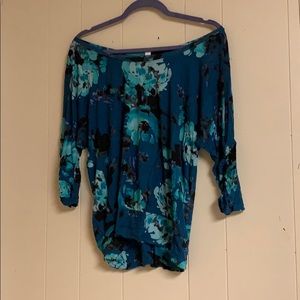 Off the shoulder floral top